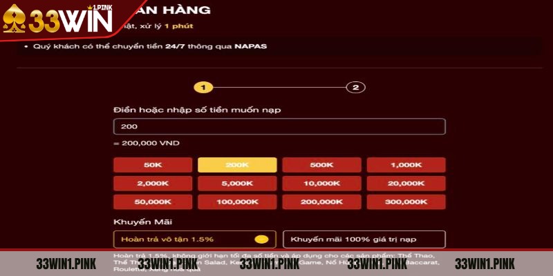 nap-tien-33win-ung-dung-ngan-hang